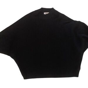 Philosophy black dolmen sleeves sweater size XL